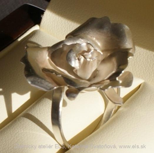 Dámský prsteň,,RUŽA.Originál.