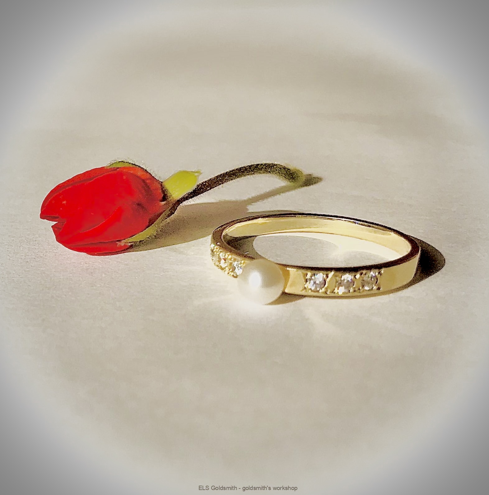 Diamantový prsteň.